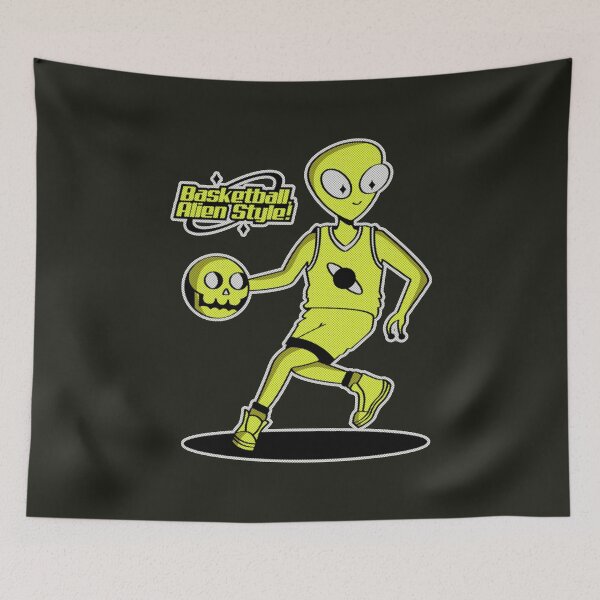 Item preview, Galactic Hoops Invader: Basketball Alien Style  designed and sold by CuteAndCoolSt.