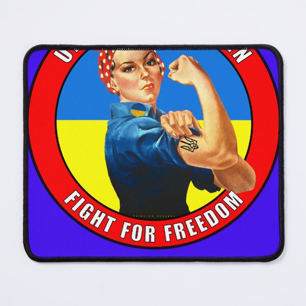 Item preview, Ukrainian Women Fight for Freedom Red #3 designed and sold by geldorgo.