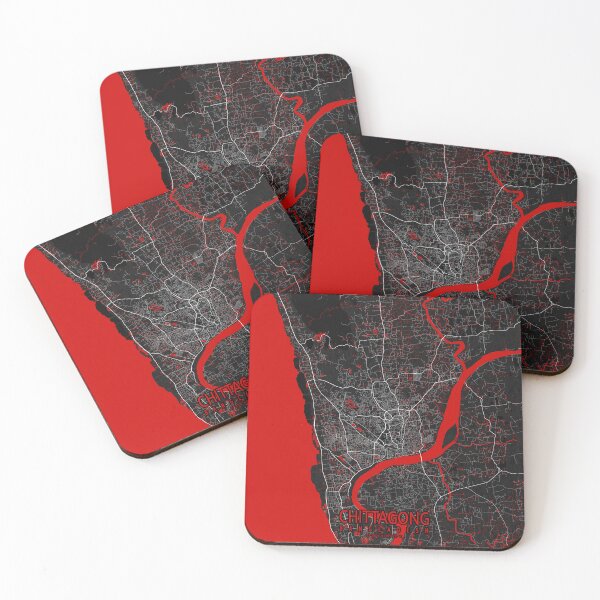 Item preview, Chittagong City Map of Bengal, Bangladesh - Oriental designed and sold by deMAP.