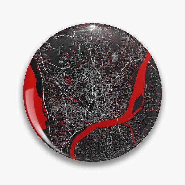 Item preview, Chittagong City Map of Bengal, Bangladesh - Oriental designed and sold by deMAP.