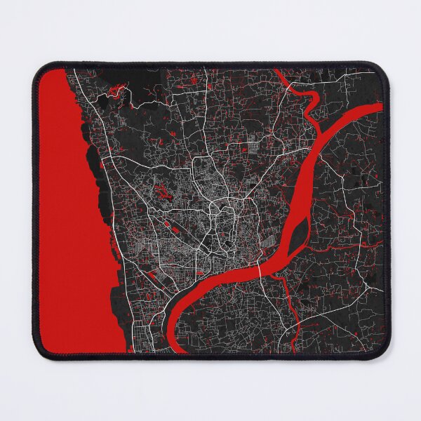 Item preview, Chittagong City Map of Bengal, Bangladesh - Oriental designed and sold by deMAP.