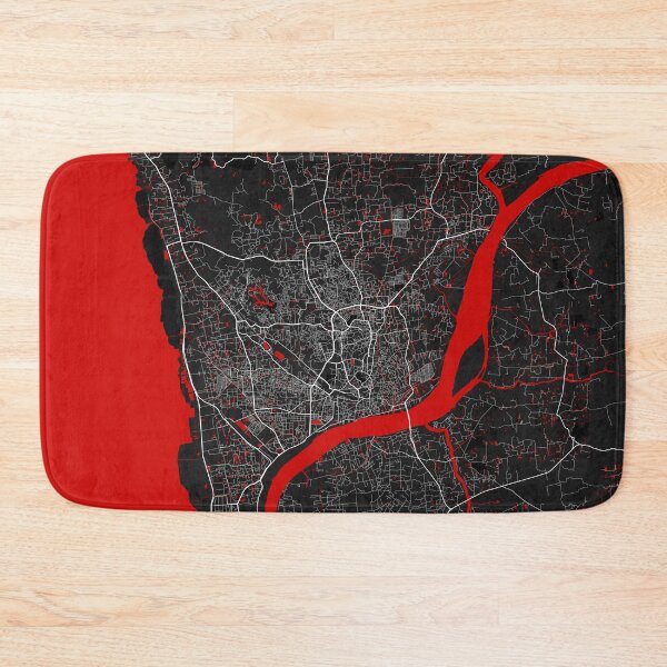 Item preview, Chittagong City Map of Bengal, Bangladesh - Oriental designed and sold by deMAP.