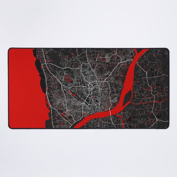 Item preview, Chittagong City Map of Bengal, Bangladesh - Oriental designed and sold by deMAP.