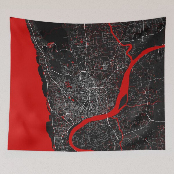 Item preview, Chittagong City Map of Bengal, Bangladesh - Oriental designed and sold by deMAP.