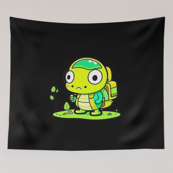 Item preview, 'Forest Explorer Frog Sticker' designed and sold by CMYKStudio.