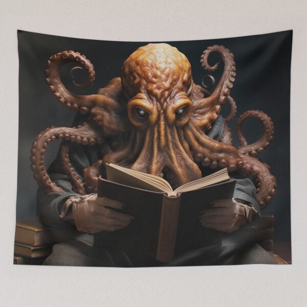 Item preview, Octopus Man's Literary Escape designed and sold by Brendon987.