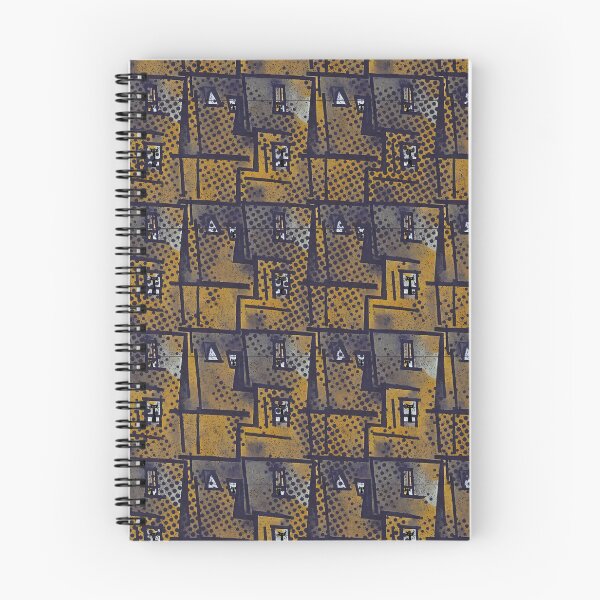 Item preview, Retro pattern No. 9 - black cats city designed and sold by TalkingHerds.