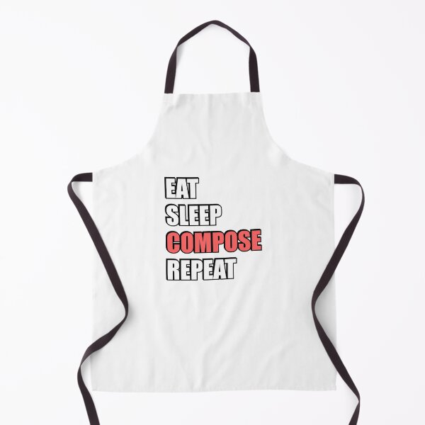 Item preview, Eat Sleep Compose Repeat - Funny Composer Humor designed and sold by Inspirationmotivation.