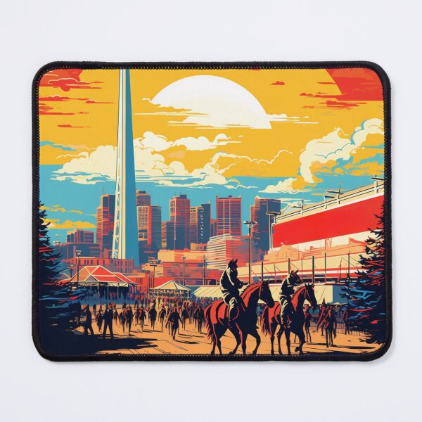 Item preview, A Pop Art Travel Print of Calgary - Canada designed and sold by StudioRedKoala.