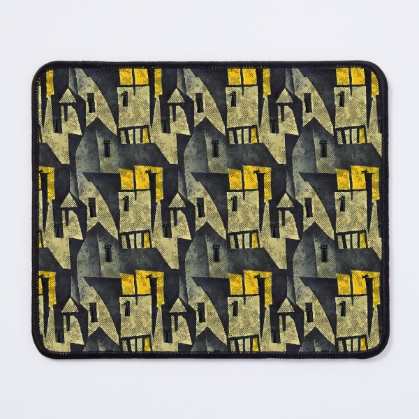 Item preview, Retro pattern No. 8 - black cats town designed and sold by TalkingHerds.
