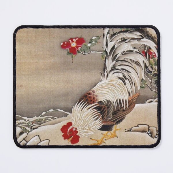Item preview, Snowy Rooster Serenade designed and sold by EarthSevenSeas.