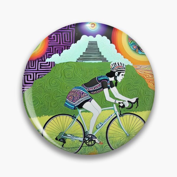 Item preview, Trippy Mayan LSD Bicicle Blotter Art designed and sold by Mr.Psychedelia.