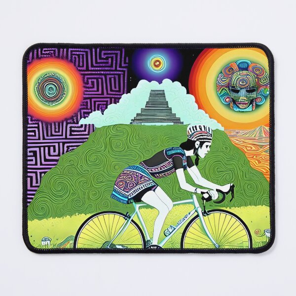 Item preview, Trippy Mayan LSD Bicicle Blotter Art designed and sold by Mr.Psychedelia.