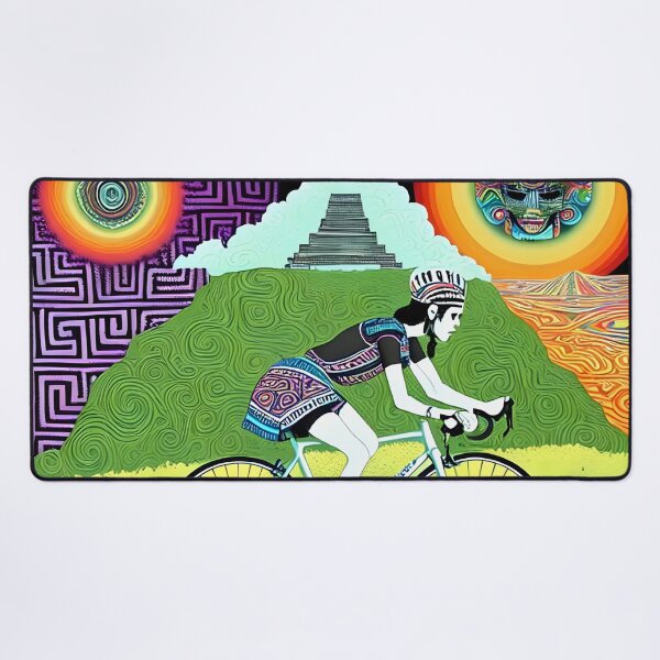 Item preview, Trippy Mayan LSD Bicicle Blotter Art designed and sold by Mr.Psychedelia.