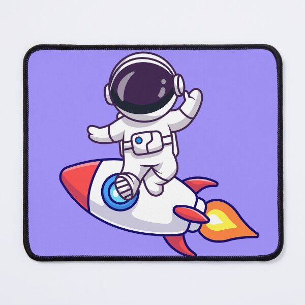 Item preview, Cosmic Groove: Cute Astronaut Dancing on a Rocket in Cartoon Vector Icon designed and sold by hjian8219.