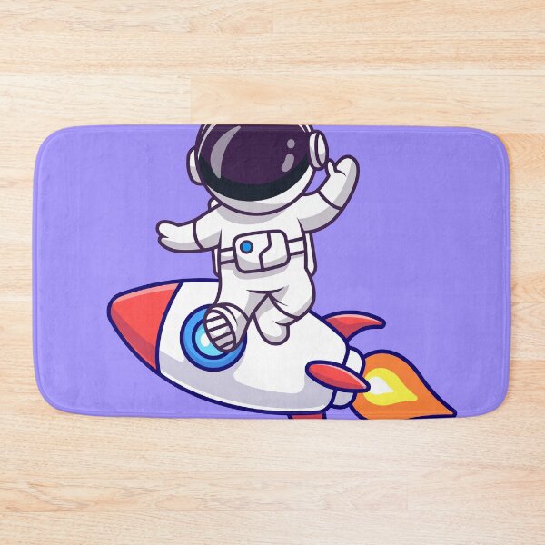 Item preview, Cosmic Groove: Cute Astronaut Dancing on a Rocket in Cartoon Vector Icon designed and sold by hjian8219.