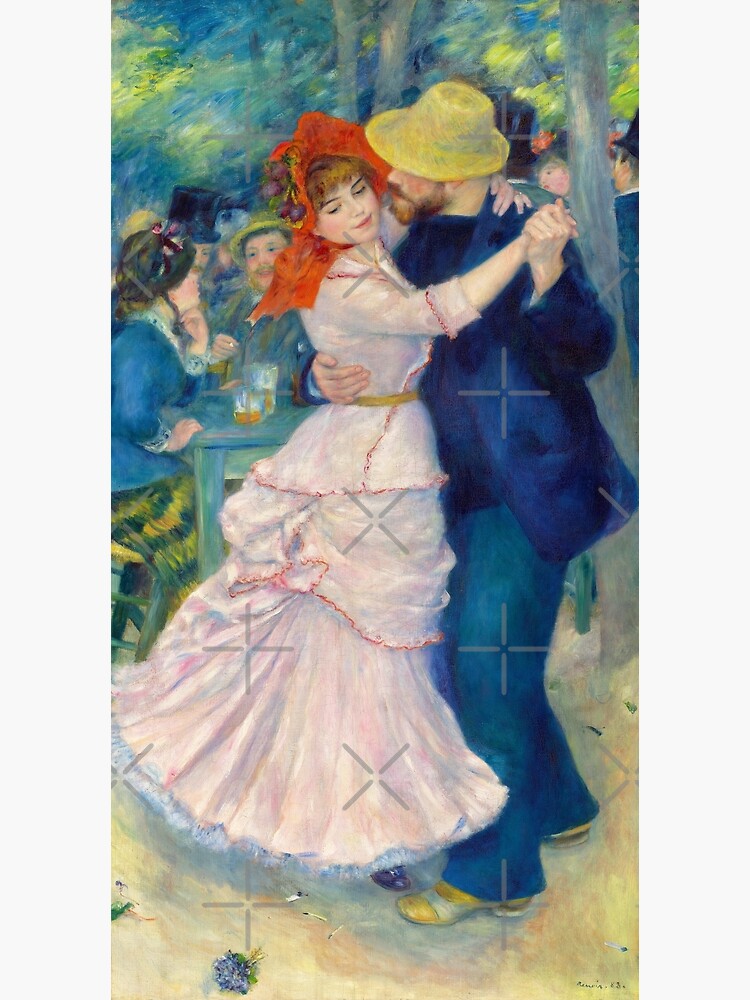 Disover Dance at Bougival - Pierre Auguste Renoir Premium Matte Vertical Poster