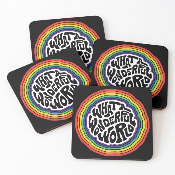 Item preview, Groovy Rainbow Wonderful World  designed and sold by Unhinged Heather.