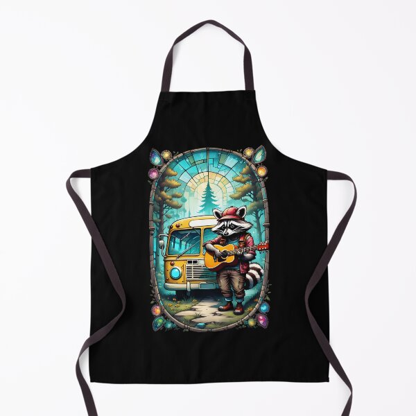 Item preview, Racoon playing guitar designed and sold by IceCreamSmile.