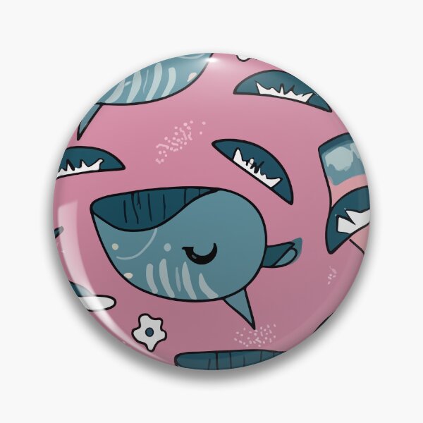 Item preview, Cute whales swimming  designed and sold by Andrewmedia.