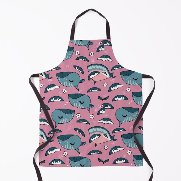 Item preview, Cute whales swimming designed and sold by Andrewmedia.