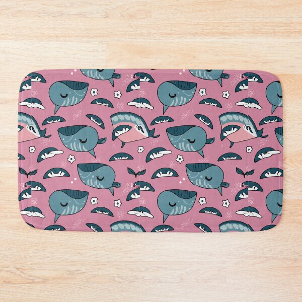 Item preview, Cute whales swimming  designed and sold by Andrewmedia.