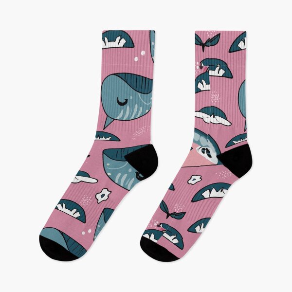 Item preview, Cute whales swimming  designed and sold by Andrewmedia.
