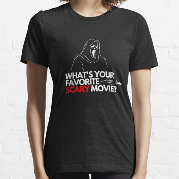  What's Your Favorite Scary Movie Horror Sans Horror Movies  T-Shirt : Clothing, Shoes & Jewelry