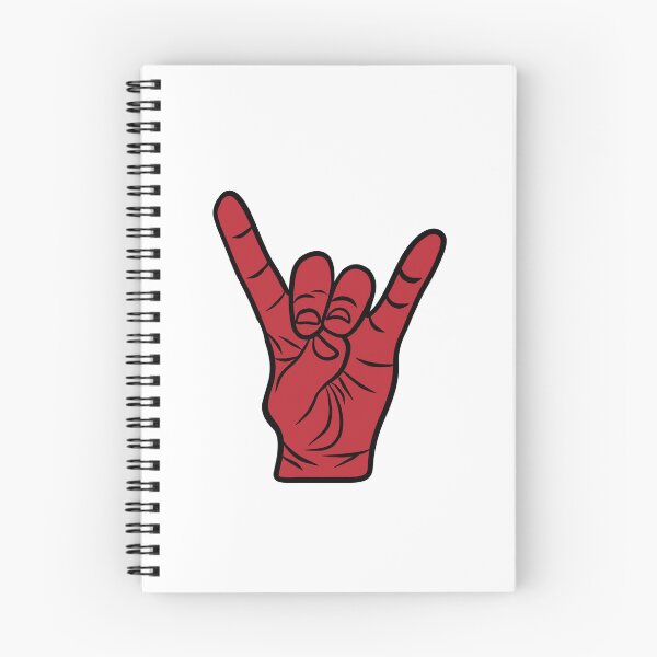 Item preview, Wolfpack Red Hand Sign designed and sold by emmkdesigns.