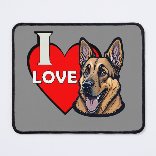 Item preview, I LOVE SHERHERD addict sitter design designed and sold by PETS ABC.