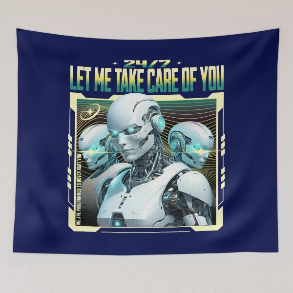Item preview, Robot aterrador con IA designed and sold by HaileyLow.