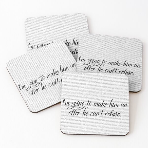 Item preview, entire All Godfather script "I'm going to make him an offer he can't refuse" designed and sold by RiptideShirt.
