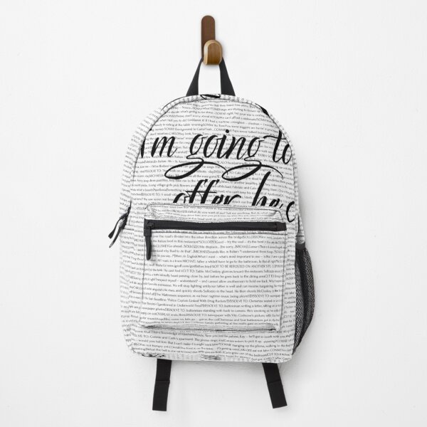 Item preview, entire All Godfather script "I'm going to make him an offer he can't refuse" designed and sold by RiptideShirt.