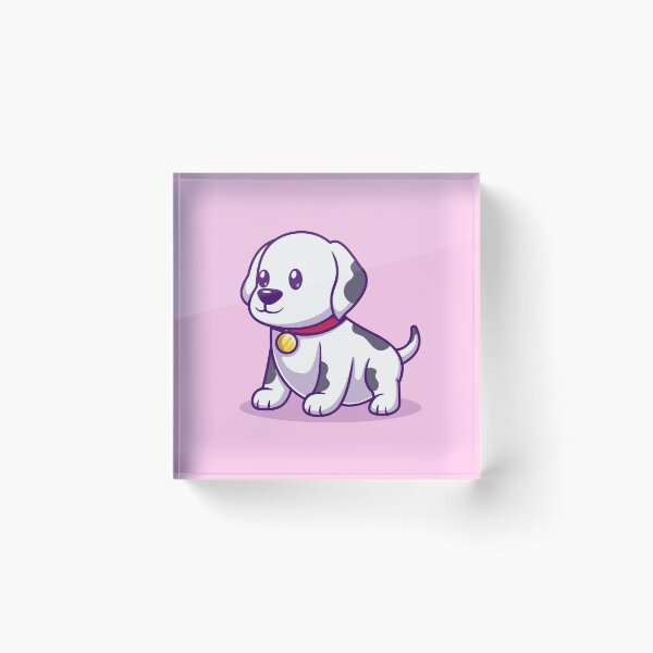Item preview, Spotted Sweetness: Cute Dalmatian Dog Sitting in Cartoon Vector Icon designed and sold by hjian8219.
