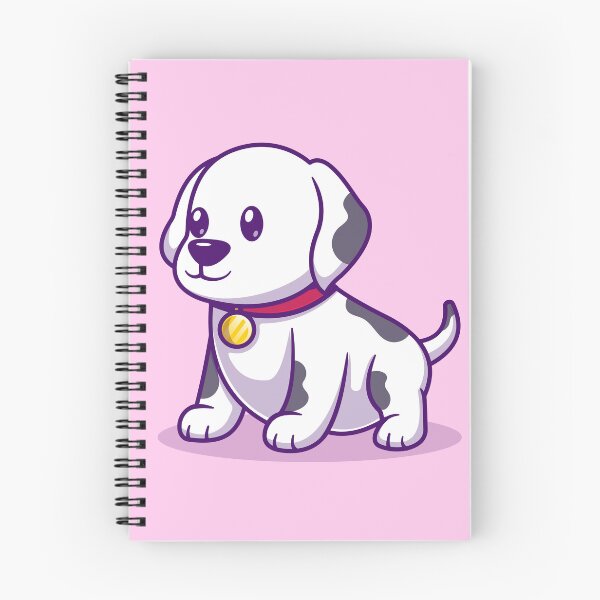 Item preview, Spotted Sweetness: Cute Dalmatian Dog Sitting in Cartoon Vector Icon designed and sold by hjian8219.