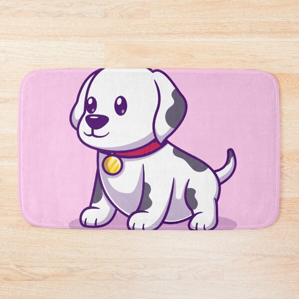Item preview, Spotted Sweetness: Cute Dalmatian Dog Sitting in Cartoon Vector Icon designed and sold by hjian8219.