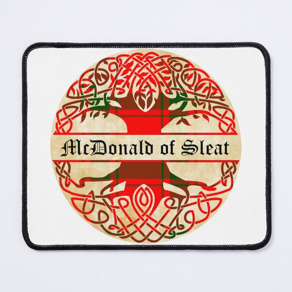 Item preview, McDonald of Sleat Tree of Life Clan Scottish Surname tartan designed and sold by BagTown Clans.