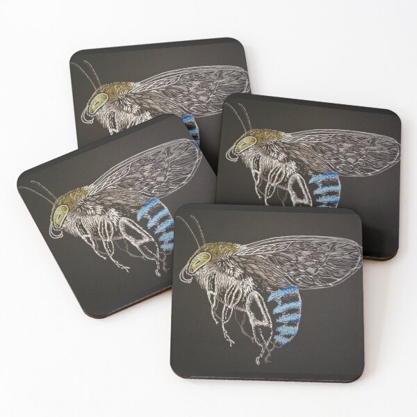 Item preview, Blue Banded Bee designed and sold by Stephanie Sargeantson.