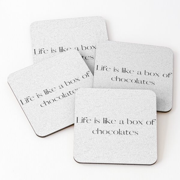 Item preview, entire Forrest Gump script "Life is like a box of chocolates" designed and sold by RiptideShirt.