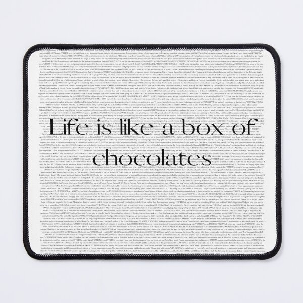 Item preview, entire Forrest Gump script "Life is like a box of chocolates" designed and sold by RiptideShirt.