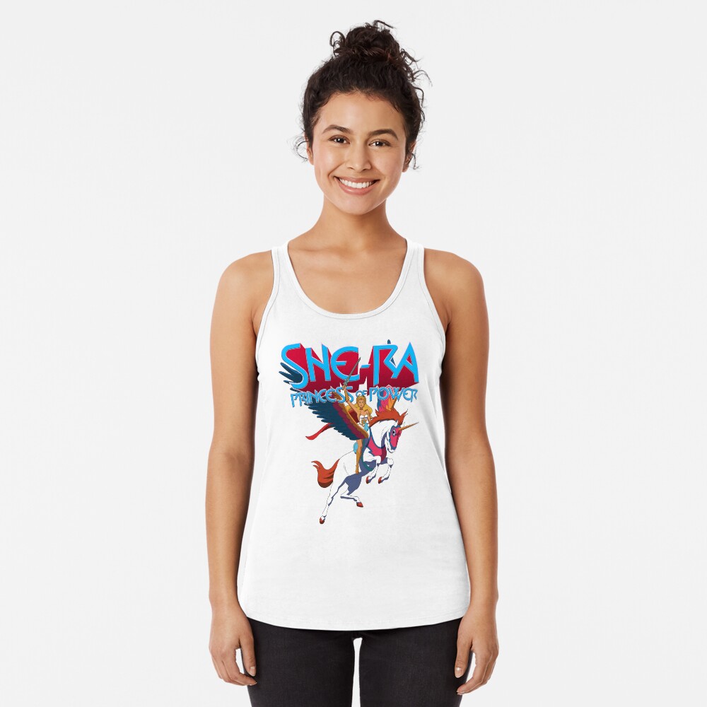 Vista previa del artículo con la obra «Camiseta con espalda nadadora», diseñado y vendido por InkyIcarus.