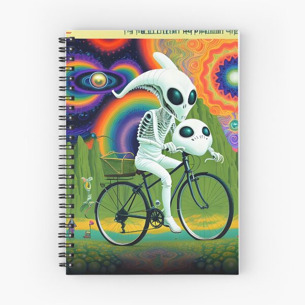 Item preview, Extraterrestrial LSD Odyssey: Alien Bicycle Day Art T-Shirt designed and sold by Mr.Psychedelia.