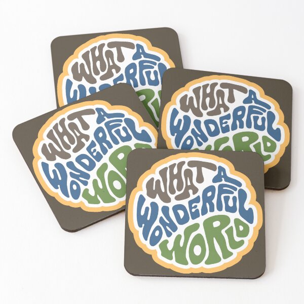 Item preview, Groovy Wonderful World Word Art designed and sold by Unhinged Heather.