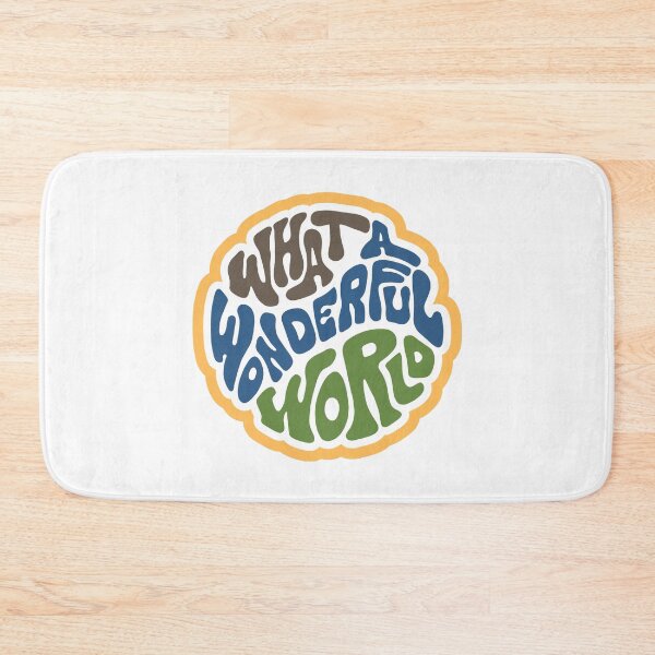 Item preview, Groovy Wonderful World Word Art designed and sold by Unhinged Heather.