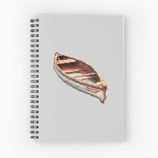 Item preview, Pixel Canoe Design Print  designed and sold by randomtdesigns.