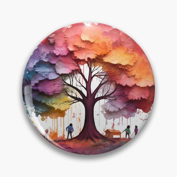 Artikelvorschau, Wachspastellspäne Tree of Whimsy entworfen und verkauft von John-NW-Shop.