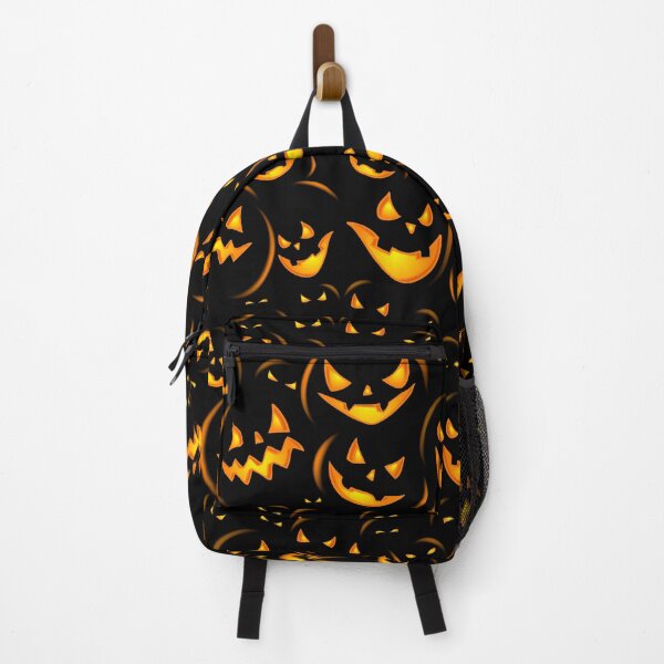 Item preview, Halloween Pumpkin Face Carving Seamless Pattern Art designed and sold by solrevolver.