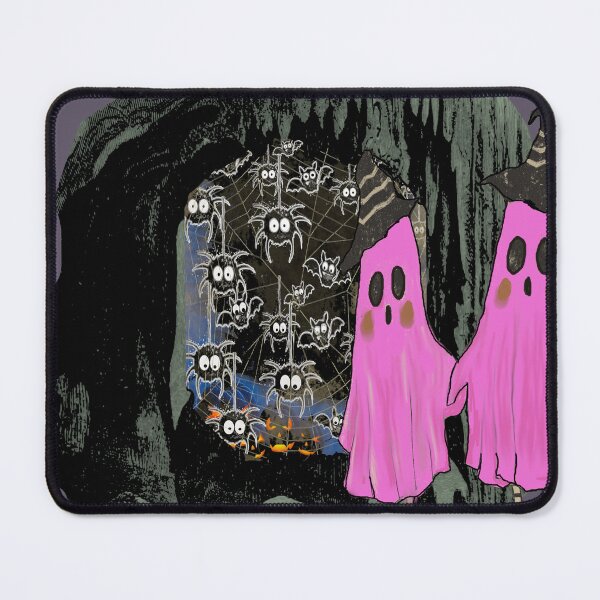 Item preview, Pinky Ghosts And Their Friends On Halloween designed and sold by Eklectikos.