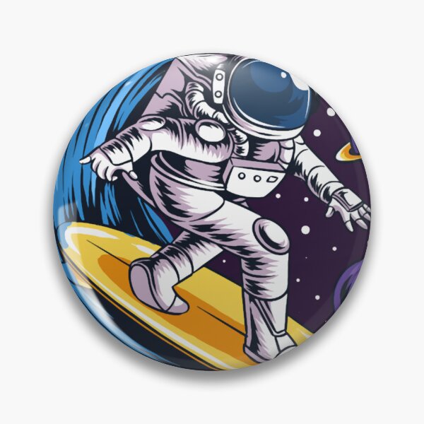 Item preview, Astronaut surfing in space184 designed and sold by HouseHeroArt.
