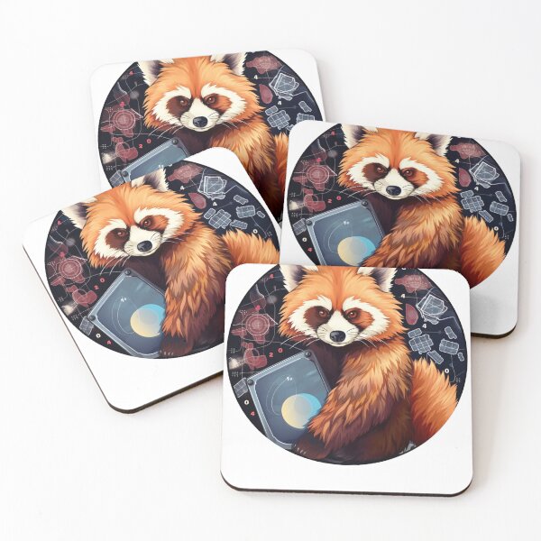 Item preview, Red Panda School Red Panda Scientist Red Panda Mathematic designed and sold by ArtFromBeyond.